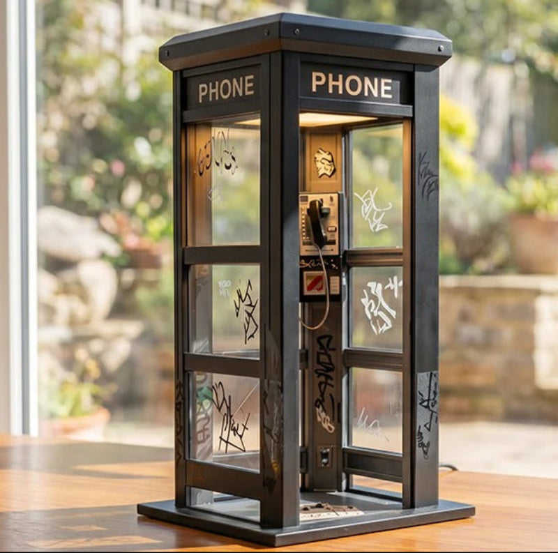 Ledsen™ TelephoneLamp: Vintage Miniatuur Telefooncel Lamp