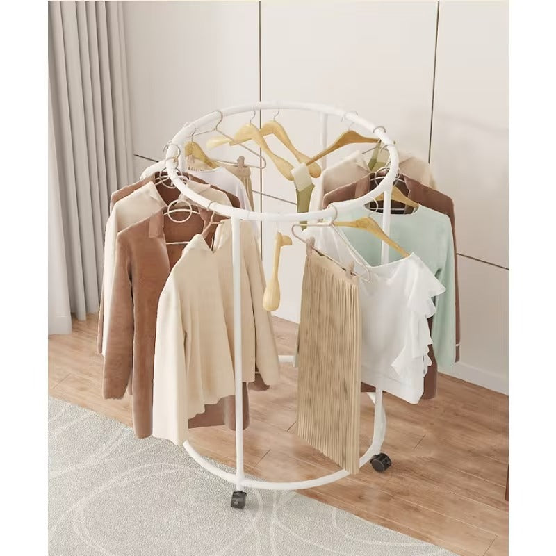 SpinningRack: Slim Verplaatsbaar Draairek Voor Gemakkelijk Kleding Drogen