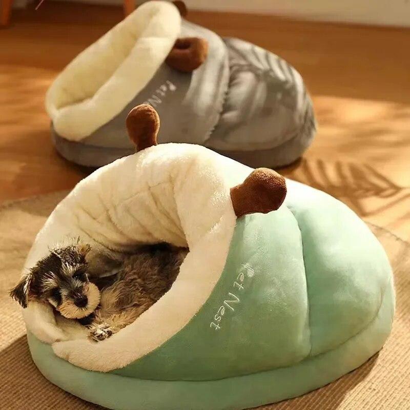 DogCatFri™ ComfyCave: Premium Zachte Ondersteuning Warme Comfortabele Hol Bed Voor Huisdieren