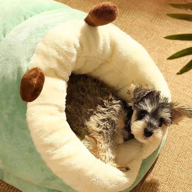 DogCatFri™ ComfyCave: Premium Zachte Ondersteuning Warme Comfortabele Hol Bed Voor Huisdieren