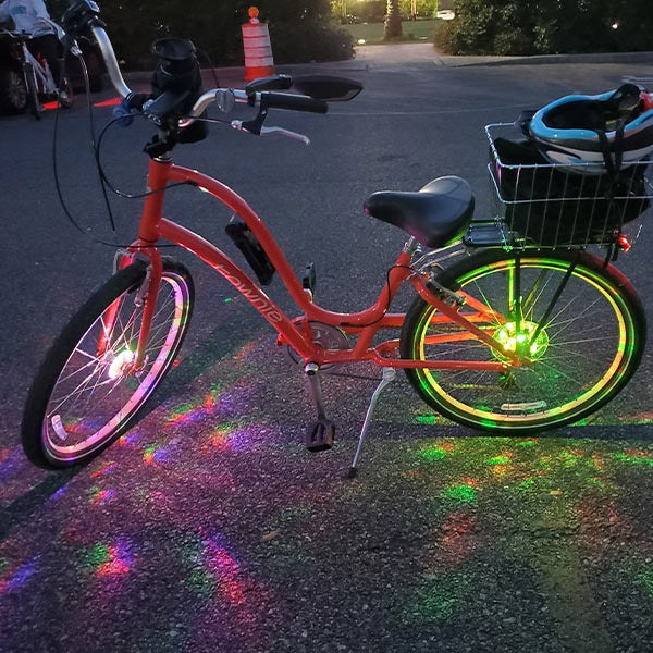 Ledsen™ HubLight: Helder RGB Verlichting Verhoogde Zichtbaarheid Hublicht Voor Fiets