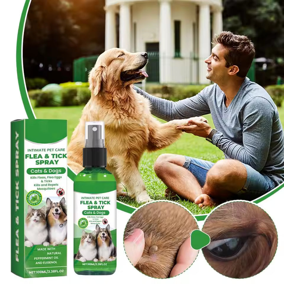 DogCatFri™ PetCare: Zachte, Gemakkelijke En Snelle Vlooien- En Teekenspray Voor Huisdieren