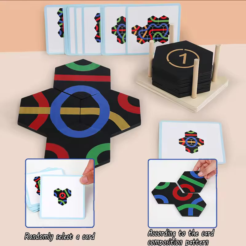 Kletshuts™ PathPuzzle: Educatieve Gezinsvriendelijke Path Puzzle