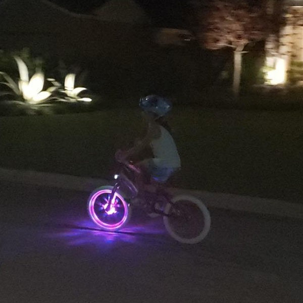 Ledsen™ HubLight: Helder RGB Verlichting Verhoogde Zichtbaarheid Hublicht Voor Fiets