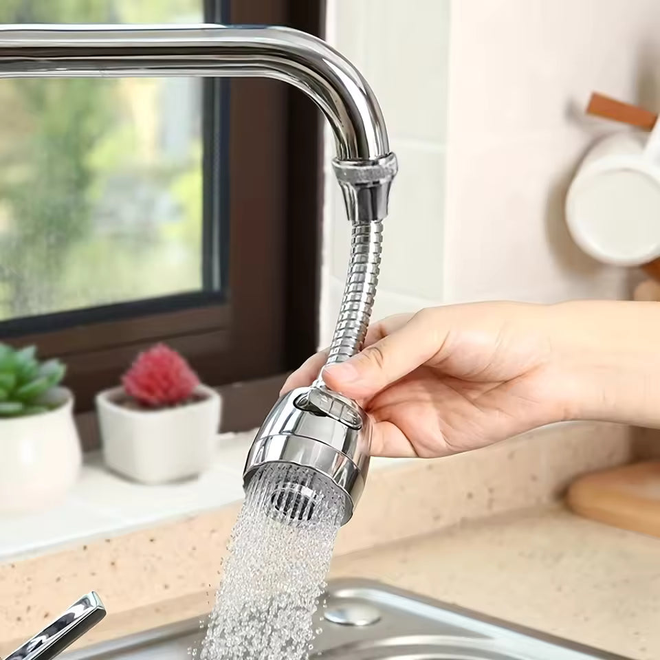 Globetrek° RotateFaucet 1+1 GRATIS: Universele 3-Mode Eenvoudige Installatie Draaienfaucet