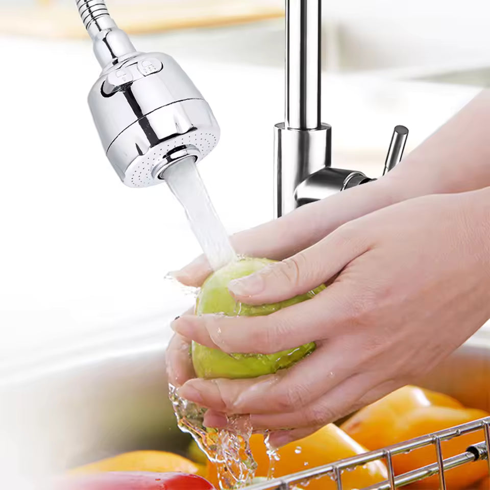 Globetrek° RotateFaucet 1+1 GRATIS: Universele 3-Mode Eenvoudige Installatie Draaienfaucet