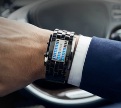 LEDWatch: Futuristische Premium Duurzame Digitale LED Horloge