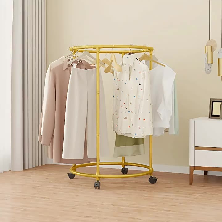 SpinningRack: Slim Verplaatsbaar Draairek Voor Gemakkelijk Kleding Drogen