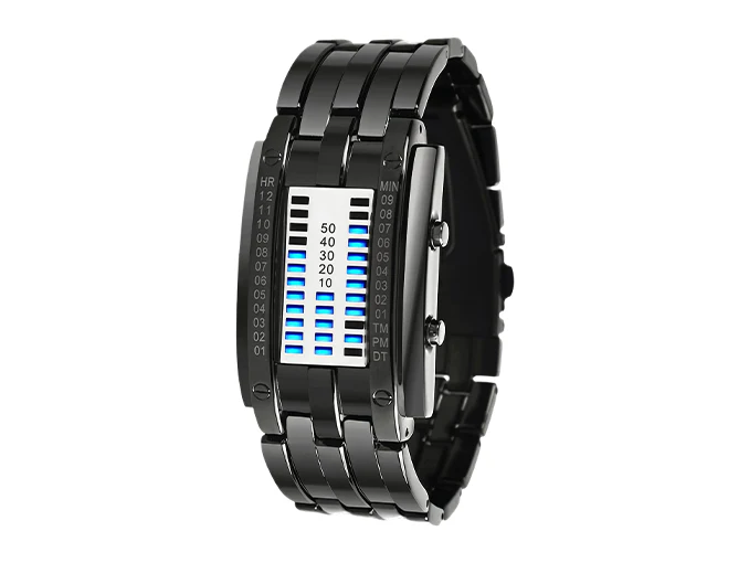 LEDWatch: Futuristische Premium Duurzame Digitale LED Horloge