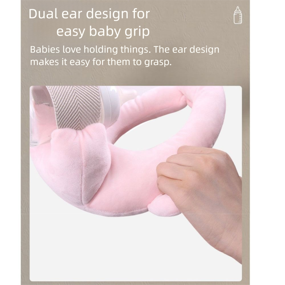 Kletshuts™ FeedingPillow - Betrouwbaar Voedingskussen Voor Zuigelingen Met Fleshouder
