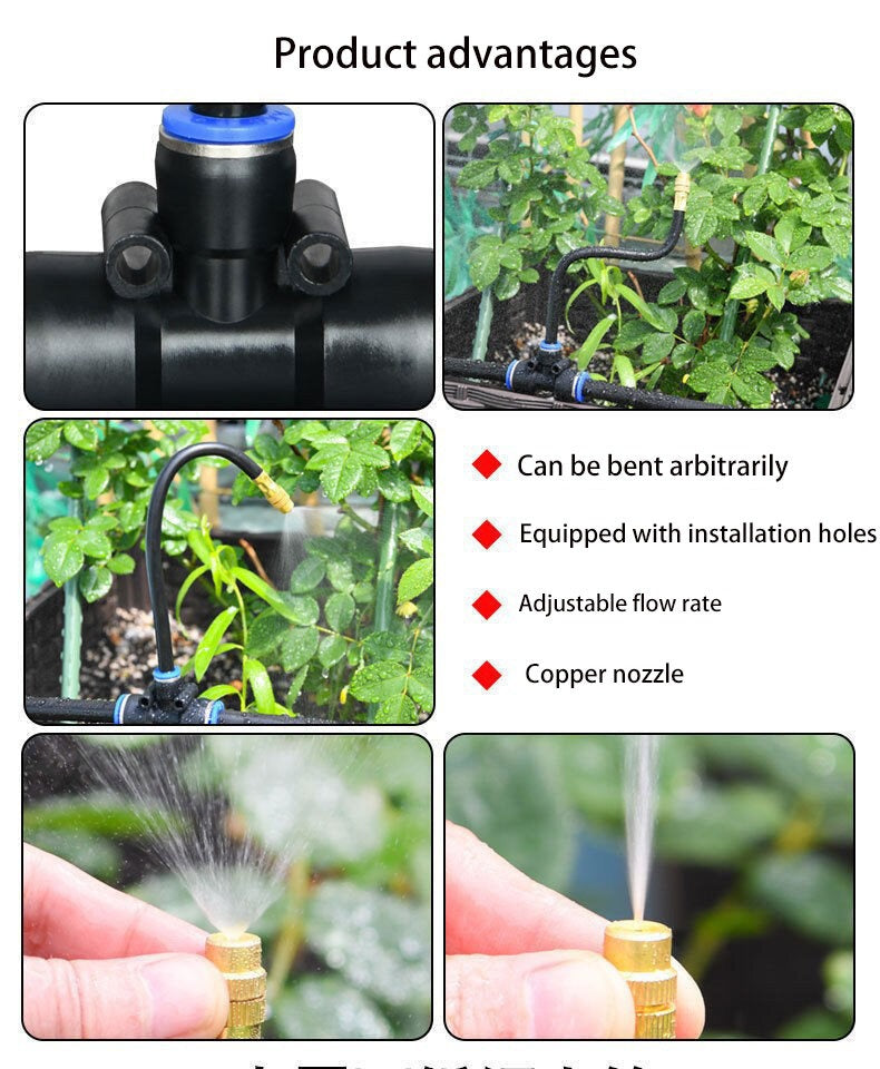 IrrigationSet: Eenvoudig Te Installeren Water Irrigatieset Voor Tuin