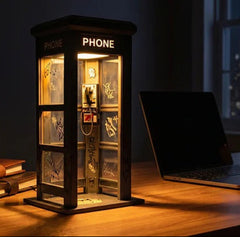 Ledsen™ TelephoneLamp: Vintage Miniatuur Telefooncel Lamp