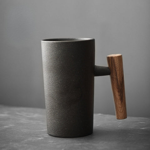 Globetrek° CeramicMug: Noors-Geïnspireerde Steen Getextureerde Aarde Ambachtelijke Keramische Mok