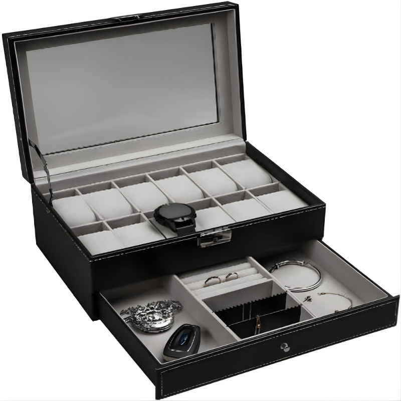 WatchVault - Stijlvolle Beschermende Horloge Vault En Organizer