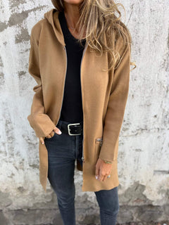 Icone™ ZipperJacket: Casual Lange Mouw Rits Jas
