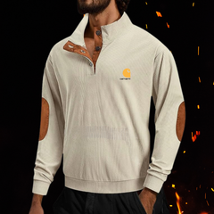 Icone™ CorduroySweatshirt: Ongedwongen Lange Mouwen Corduroy Sweatshirt