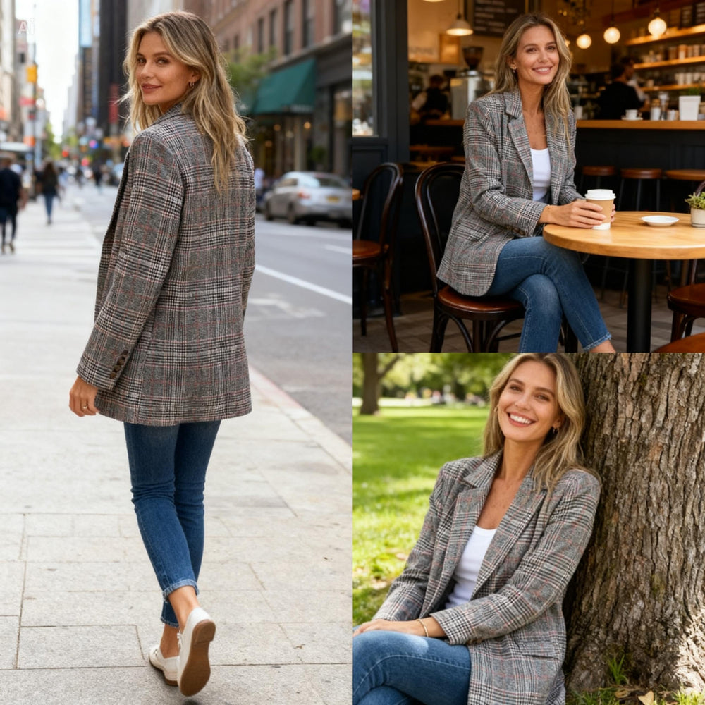 Icone™ LapelBlazer: Dames Stijlvolle Casual Revers Blazer