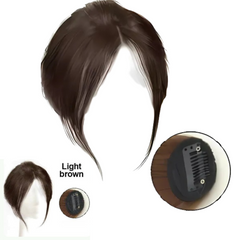 Rose® HairBangs 1+1 GRATIS: Gedeeltelijke Haar Voorkant Pony Haarstukje Klem