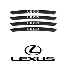 WheelDecals 1+1 GRATIS - Eenvoudig Toepasbare Wielstickers Auto Logo Velgen Stickers