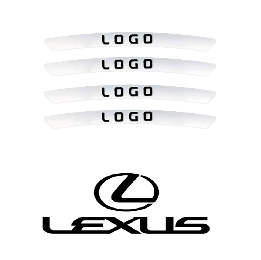 WheelDecals 1+1 GRATIS - Eenvoudig Toepasbare Wielstickers Auto Logo Velgen Stickers