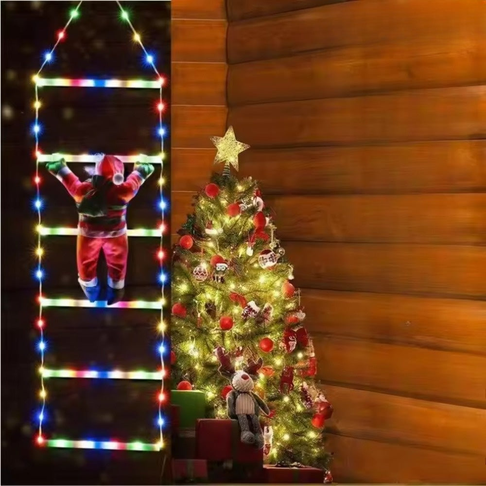 Ledsen™ ChristmasLadder: Durable Buiten LED Kerstmis Ladder Licht Weergave