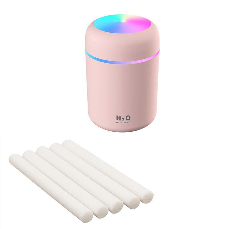 Magic air™ Geurrijke H2O Luchtbevochtiger met LED & Aromatherapie