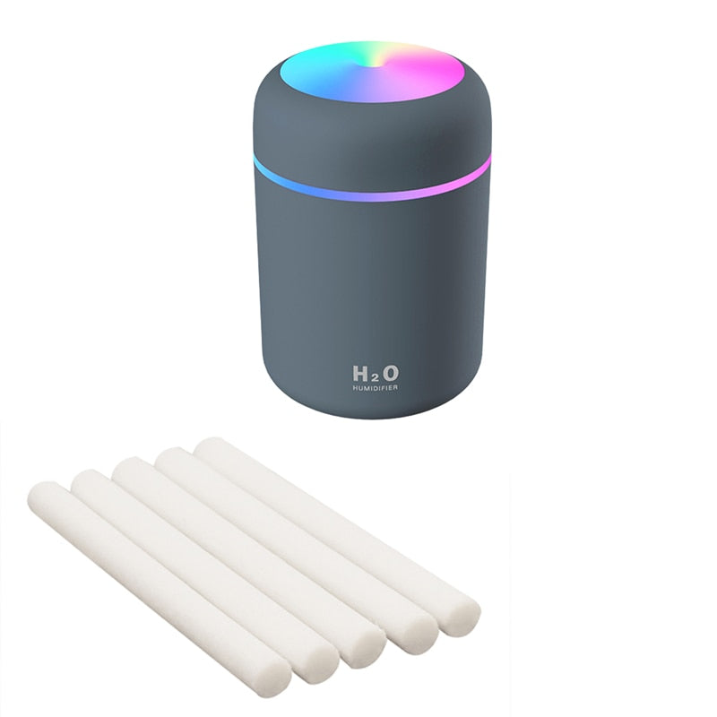 Magic air™ Geurrijke H2O Luchtbevochtiger met LED & Aromatherapie