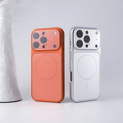MagsafeCase: iPhone Magsafe Glaslens Beschermend Telefoon Geval