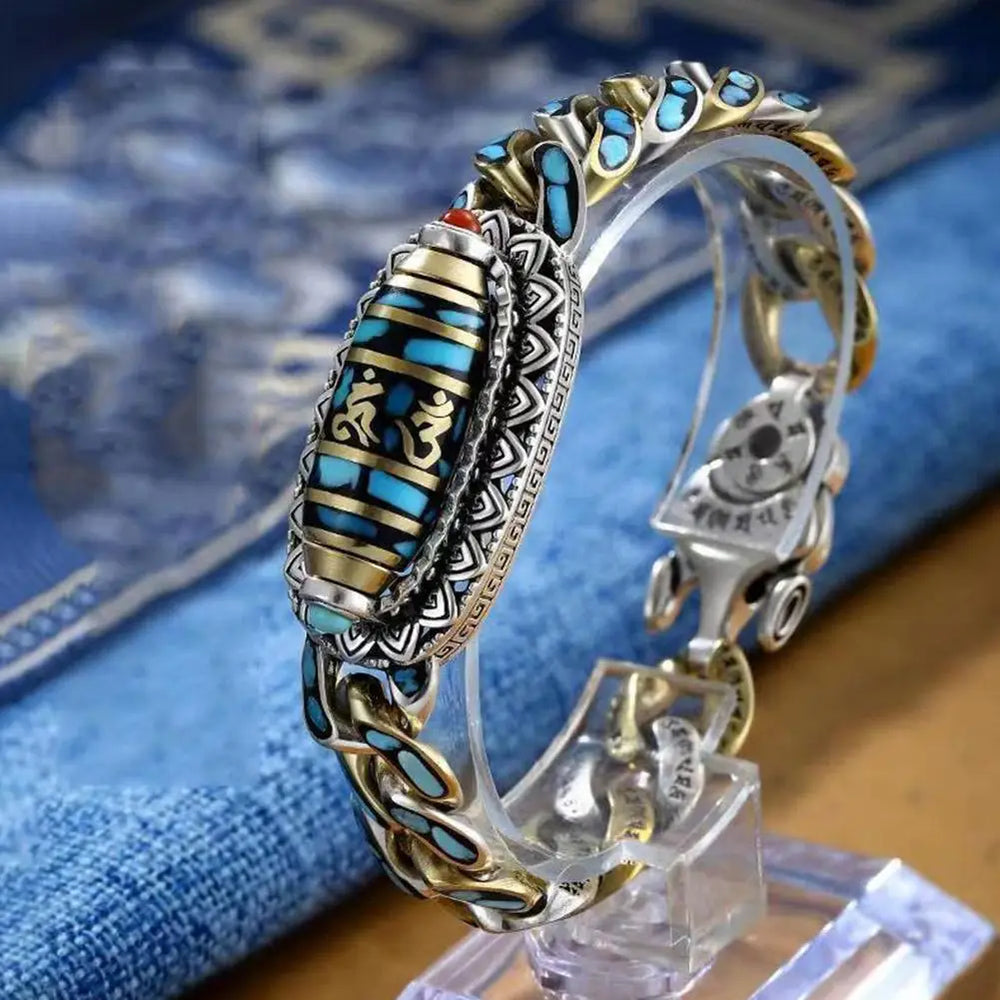 Jewelance™ MantraBracelet – Draaibaar Tijdloos Symbolisch Mantra Armband