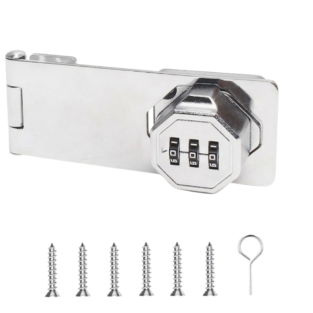 GlideHold® SmartLock: Eenvoudige Installatie 3-Cijferige Combinatie Slim Slot