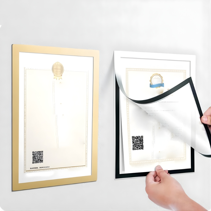 GlideHold® MagneticFrame 1+1 GRATIS: Stijlvolle Zelfklevende Foto Magnetische Lijst Set