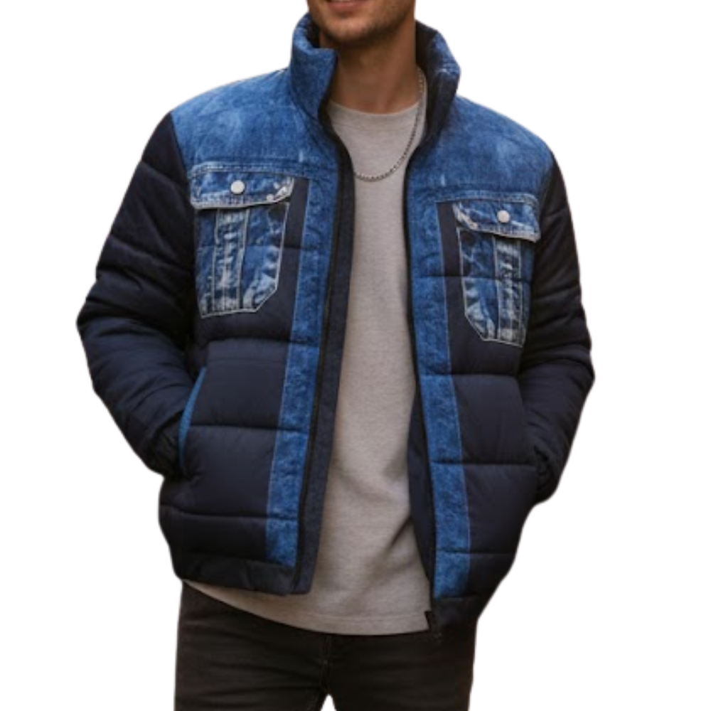 Icone™ ClassicJacket: Premie Stijlvolle Vintage-Inspiratie Denim Ontwerp Klassieke Jas