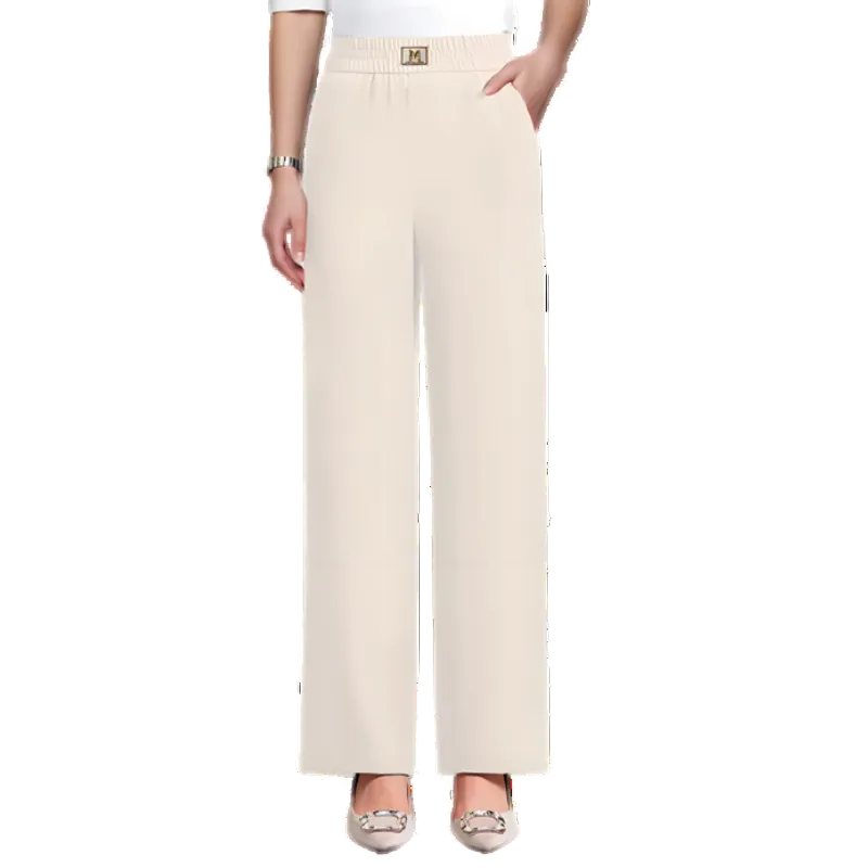 Icone™ DrapePants: Stijlvolle Rekbare Hoge Taille Drape Broek