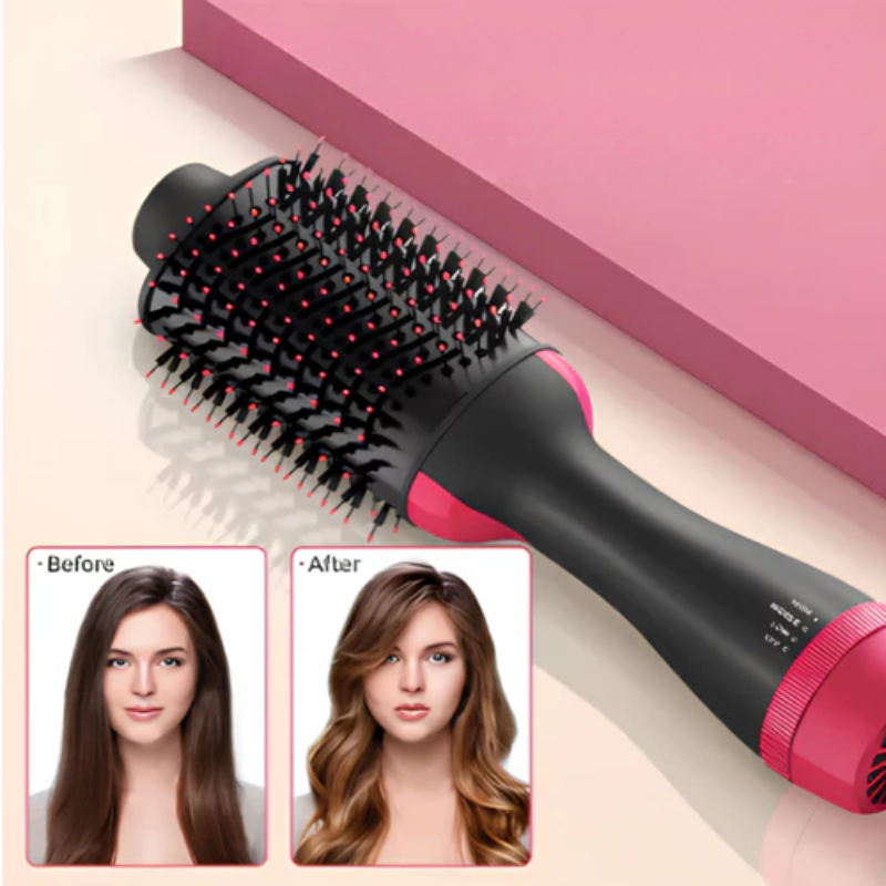 Rose® VolumeBrush: 2-In-1 Föhnen-Styling En Volumeborstel