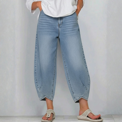 Icone™ UniqueJeans: Unieke Asymmetrische Type Wijde Been Jeans