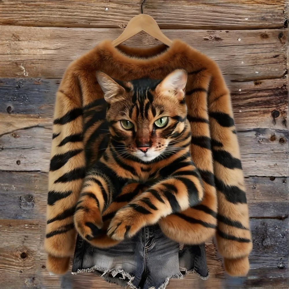 Icone™ AnimalSweater - Stijlvolle Gezellig Comfort Fit Dierensweater Afdrukken
