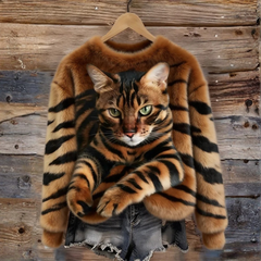 Icone™ AnimalSweater - Stijlvolle Gezellig Comfort Fit Dierensweater Afdrukken