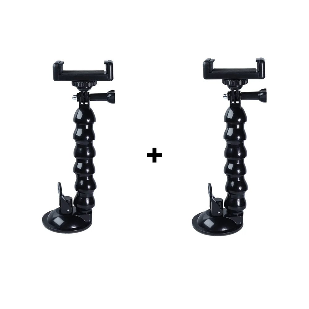 GlideHold® FlexibleHolder 1+1 GRATIS: Universele Zuigbasis Zwanenhals Flexibele Telefoonhouder