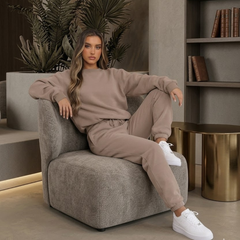 Icone™ ComfyChic: Premie Comfy Chic Wijd Been-Broek 3-Delige Set