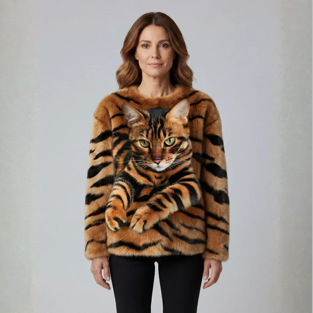 Icone™ AnimalSweater - Stijlvolle Gezellig Comfort Fit Dierensweater Afdrukken