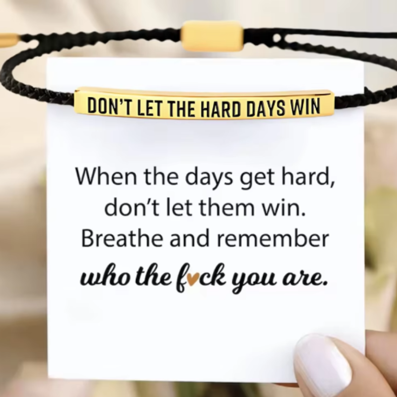 Jewelance™ TubeBracelet 1+1 GRATIS: Motiverend Bericht Vlechtbare Verstelbare Tube Armband