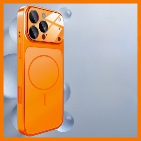 MagsafeCase: iPhone Magsafe Glaslens Beschermend Telefoon Geval