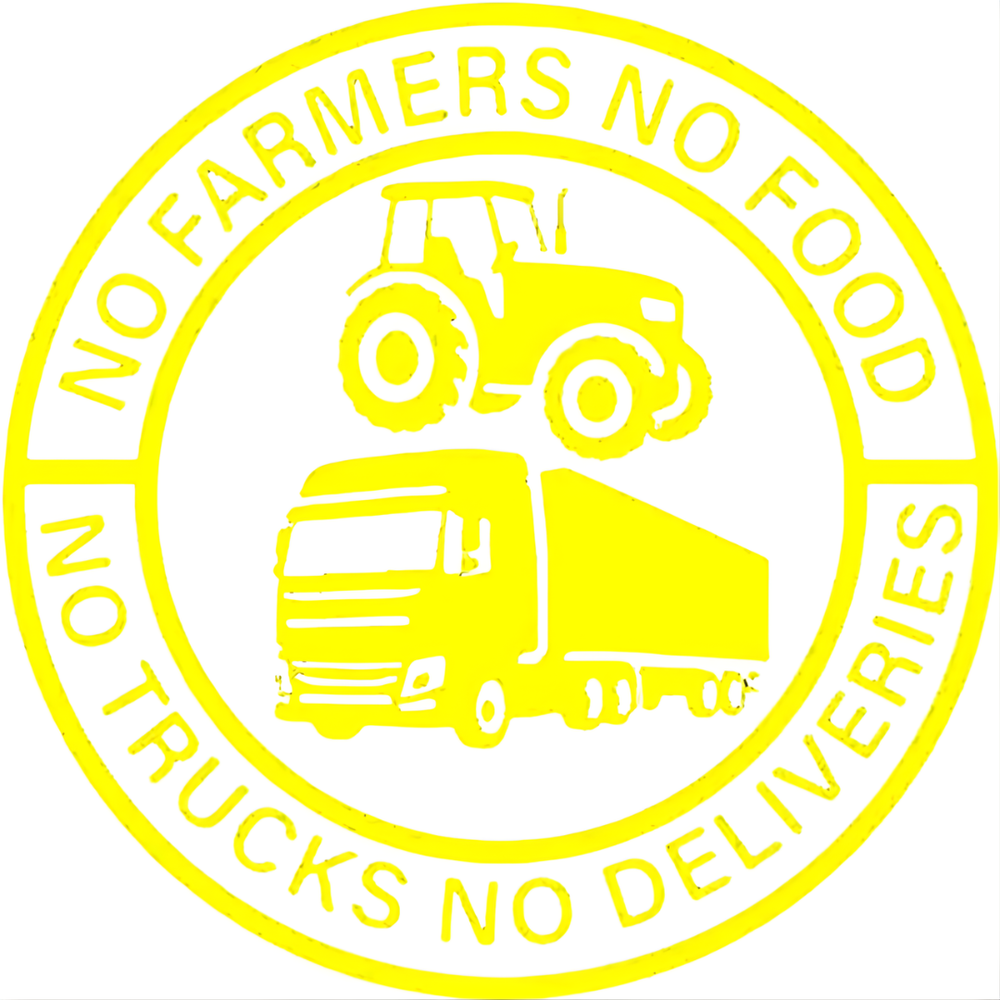 VinylStickers: Geen Boeren Geen Voedsel Truck Vinyl Stickertjes