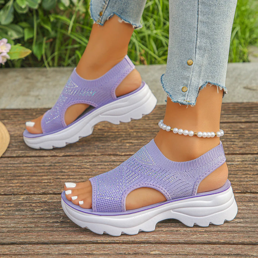 Happy™ ComfortSandals - Ademend Open Teen Comfort Platform Sandalen