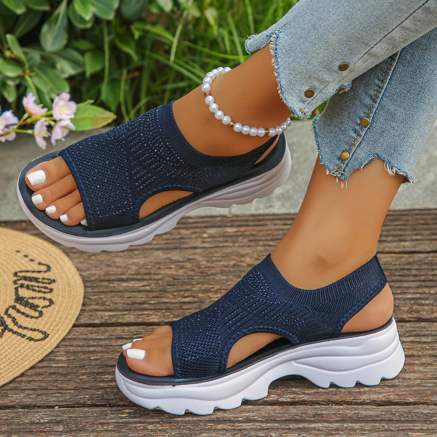 Happy™ ComfortSandals - Ademend Open Teen Comfort Platform Sandalen