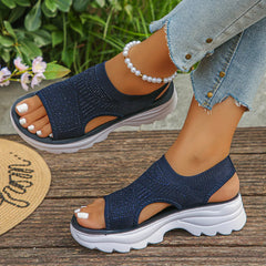 Happy™ ComfortSandals - Ademend Open Teen Comfort Platform Sandalen