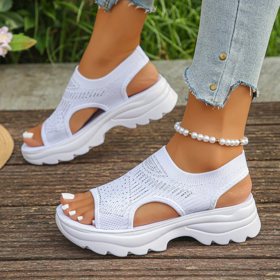 Happy™ ComfortSandals - Ademend Open Teen Comfort Platform Sandalen