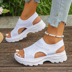 Happy™ ComfortSandals - Ademend Open Teen Comfort Platform Sandalen
