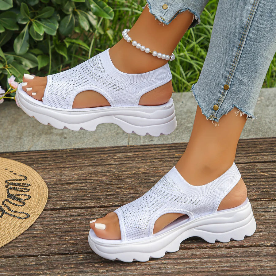 Happy™ ComfortSandals - Ademend Open Teen Comfort Platform Sandalen