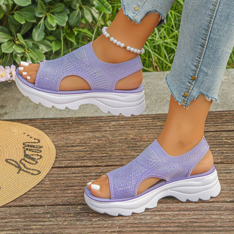 Happy™ ComfortSandals - Ademend Open Teen Comfort Platform Sandalen